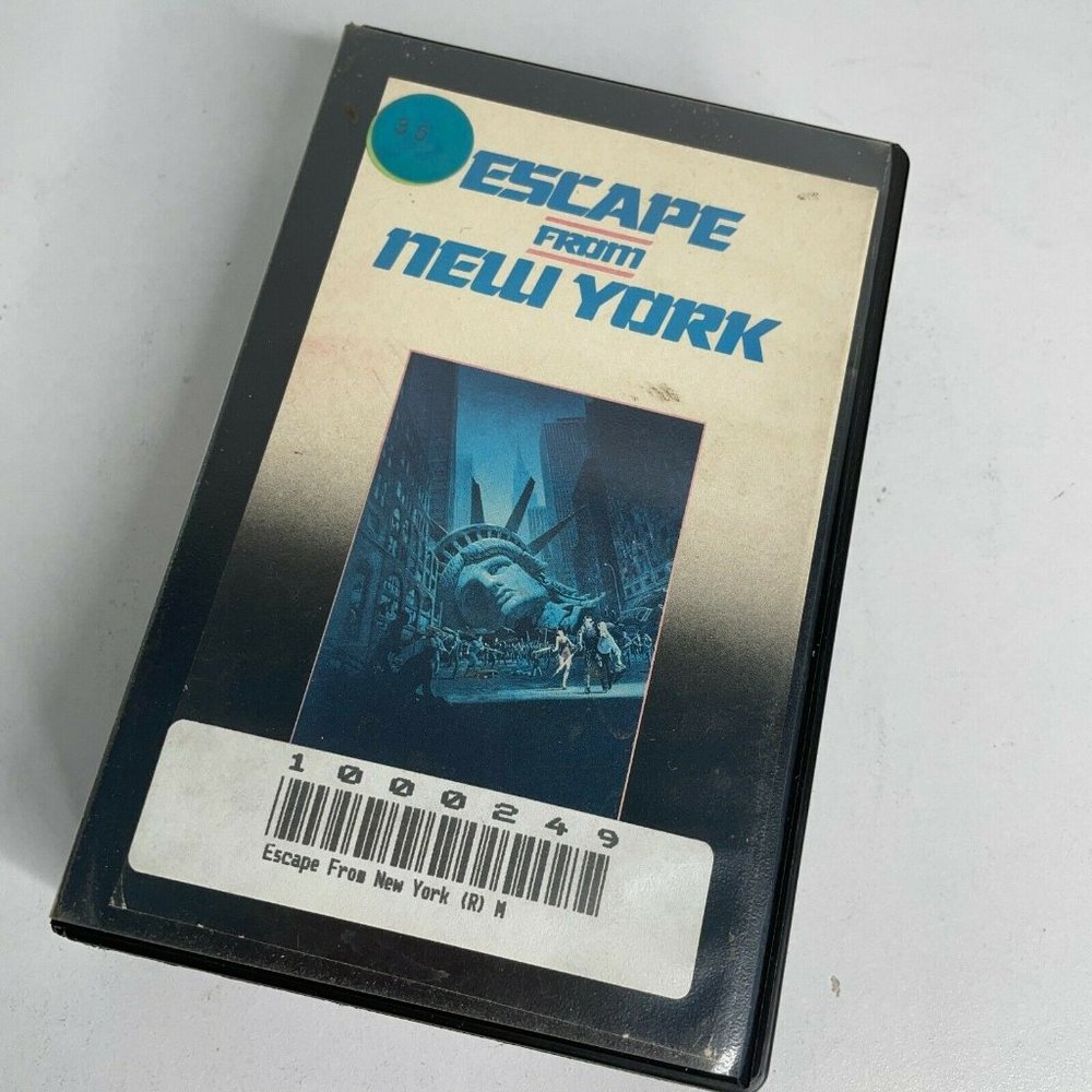 Vintage Escape from New York Betamax Movie Beta Tape Embassy VERY RARE OOP